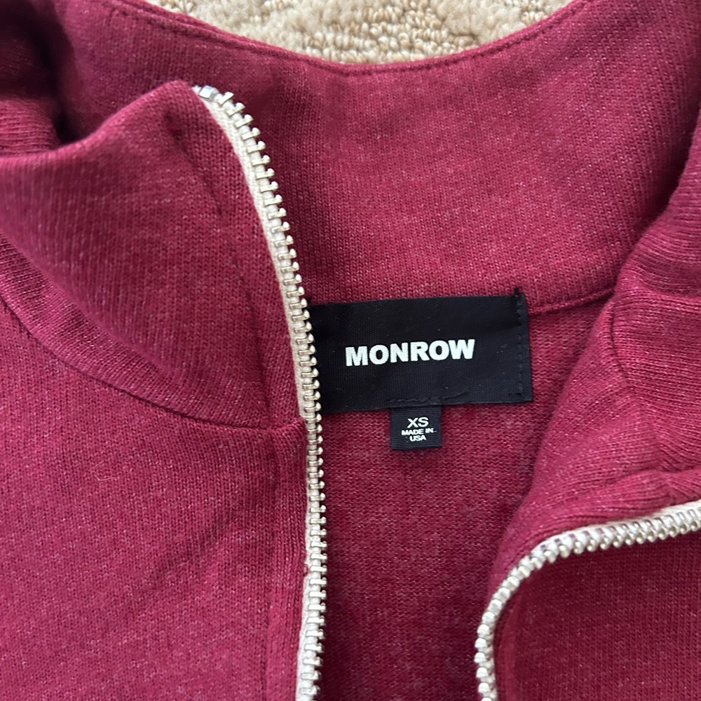 Monrow half zip Top - Picture 4 of 4